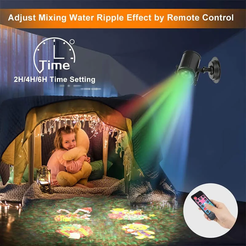 2-in-1 HD Remote Control Holiday Projector Lights - Image 7