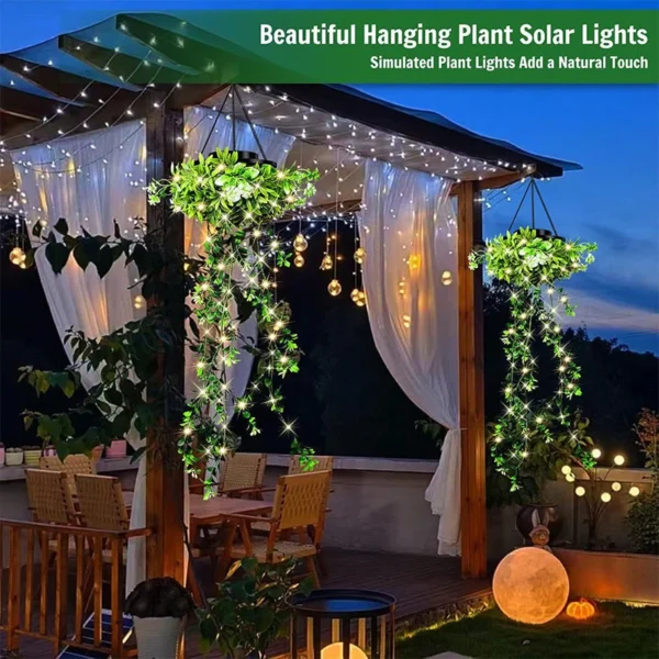 ⏳Limited-time 50% off⏰Solar-Powered Hanging Milan Grass Light🌞💡