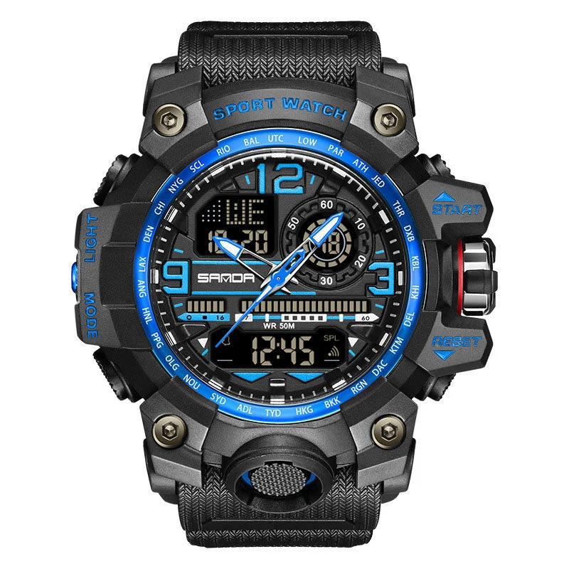 💦100m Water Resistance⌚Men's Fashion Multifunctional Waterproof Luminous Watch - Image 11
