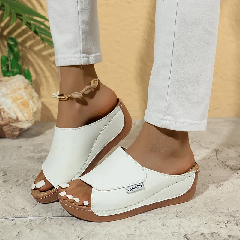 💥Hot Sale🔥Women's Casual Wedge Slide Sandals - Image 8