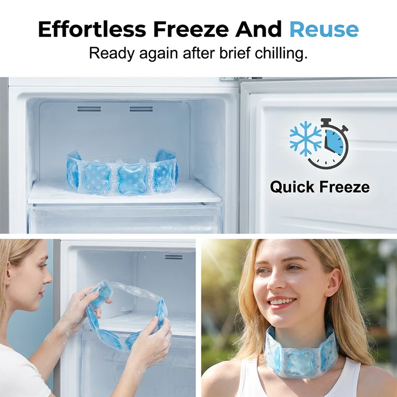 Instant Cooling Wearable Neck Tube - სურათი 3