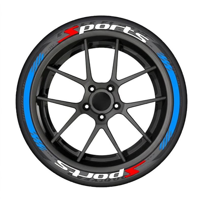 Universal Sports Tire Sidewall Letter Stickers - Image 10
