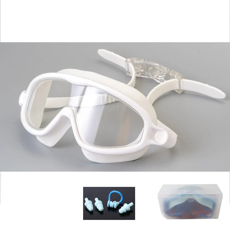 Anti-Fog Swimming Goggles for Kids with Nose Clip & Ear Plugs - Image 14