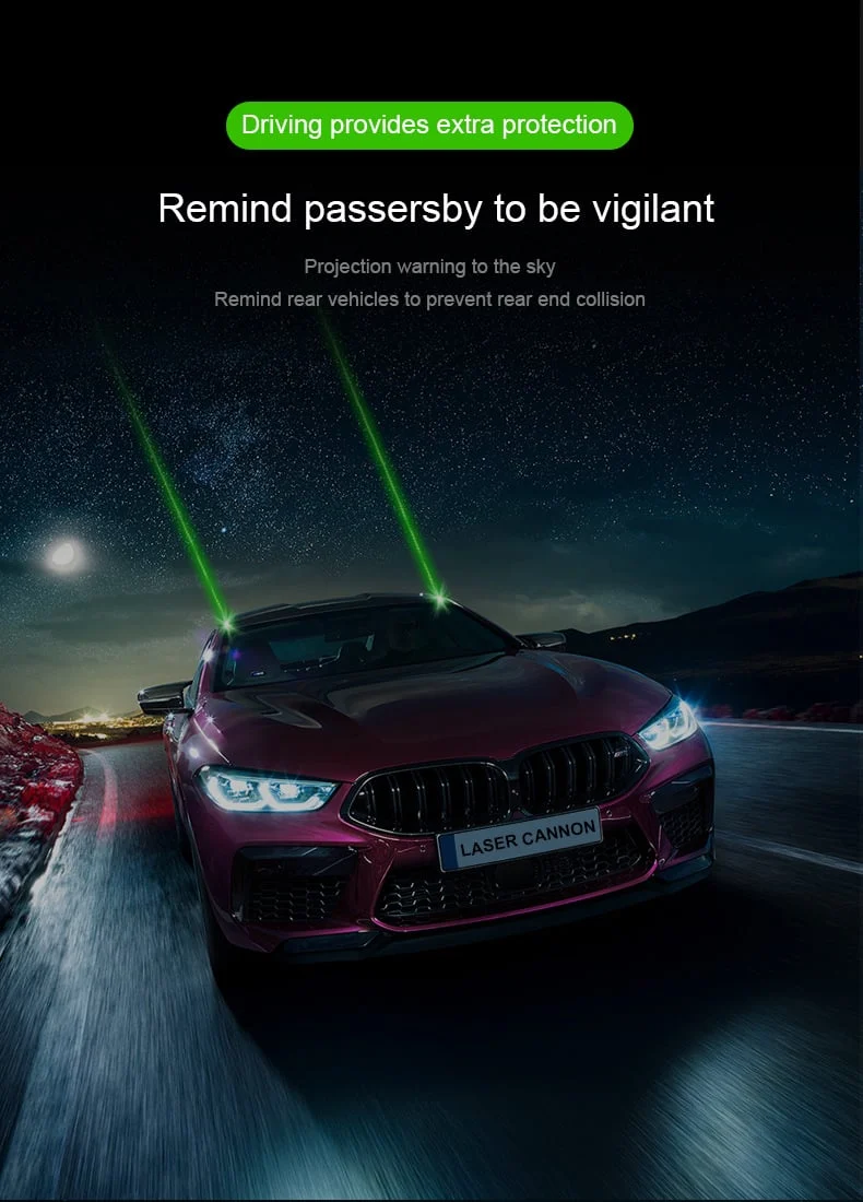 Car Safety Warning Long-range Remote Pilot Laser Light - Image 4