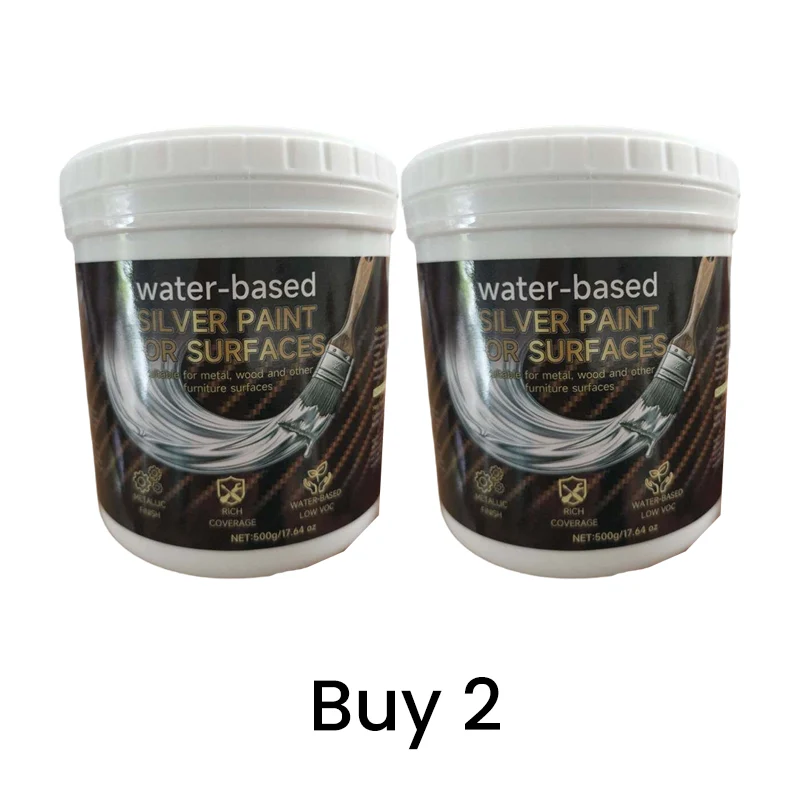 Water-Based Silver Paint for Metal & Wood - Image 17