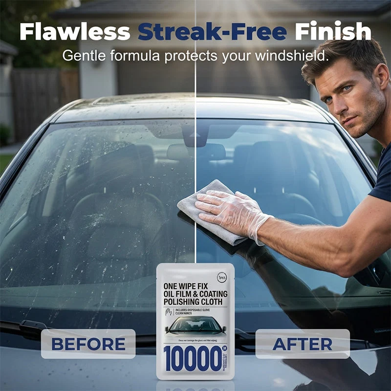 ππ§ Windshield oil removal wipes β eliminate glare, restore clarity, safe & mess-free! - Image 6