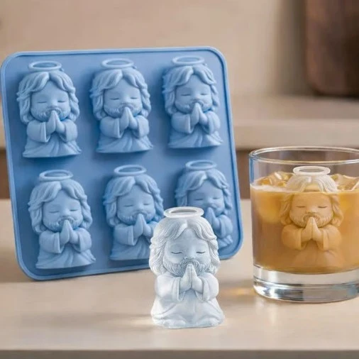 🐮6‐Cavity Mini Highland Cow Ice Cube & Dessert Mold 🧊🍪 Cute 3D Ice for Drinks, Parties & Gifts💕 - Image 15