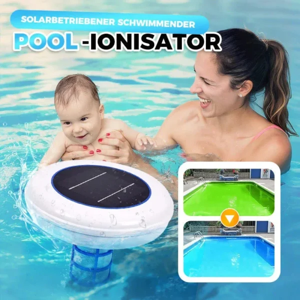 Crystal Clear Pool – No Chemicals, Powered by the Sun! 🌞 SOLAR POOL IONIZER FOR CRYSTAL CLEAR WATER