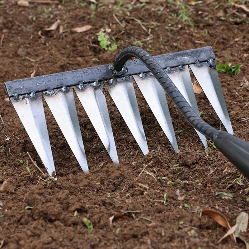 🌱Limited Time Half Price - 4/5/6/7 Tooth Carbon Steel Garden Hand Rake - Image 4
