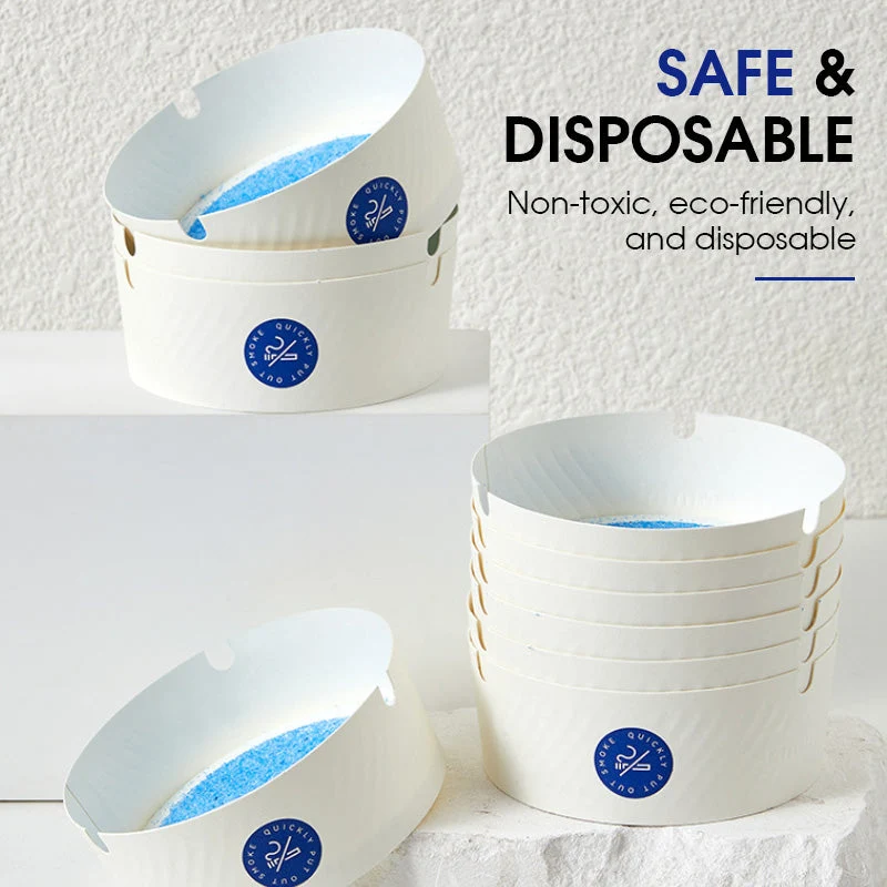 Disposable Ashtrays with Ash Absorbing Gel - Image 3