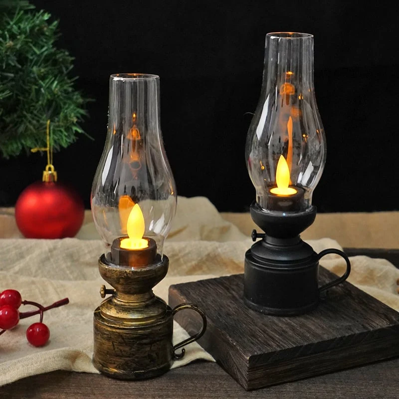 ✨Buy 2 Get 1 Free 🕯️LED Vintage Kerosene Lamp Electronic Swing Candle - Image 4