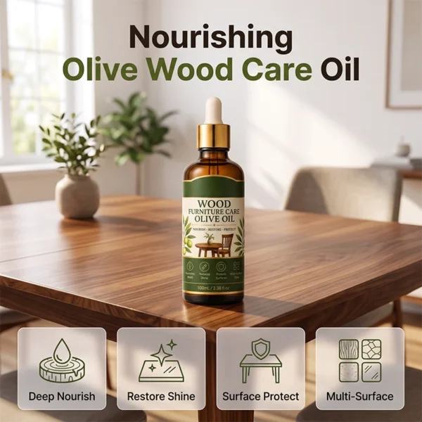Wood Furniture Care Oil with Olive Oil