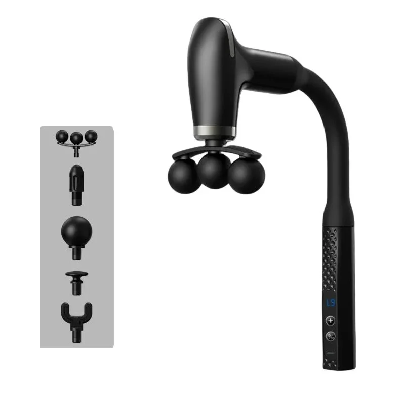 Long-Handle Percussion Massager with 5 Heads - Image 13