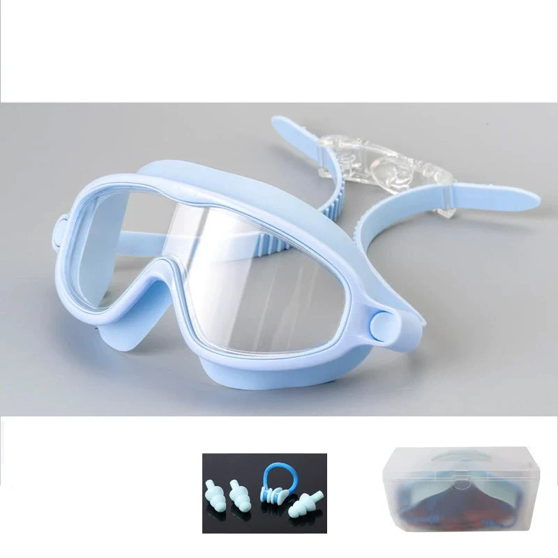 Anti-Fog Swimming Goggles for Kids with Nose Clip & Ear Plugs - Image 8