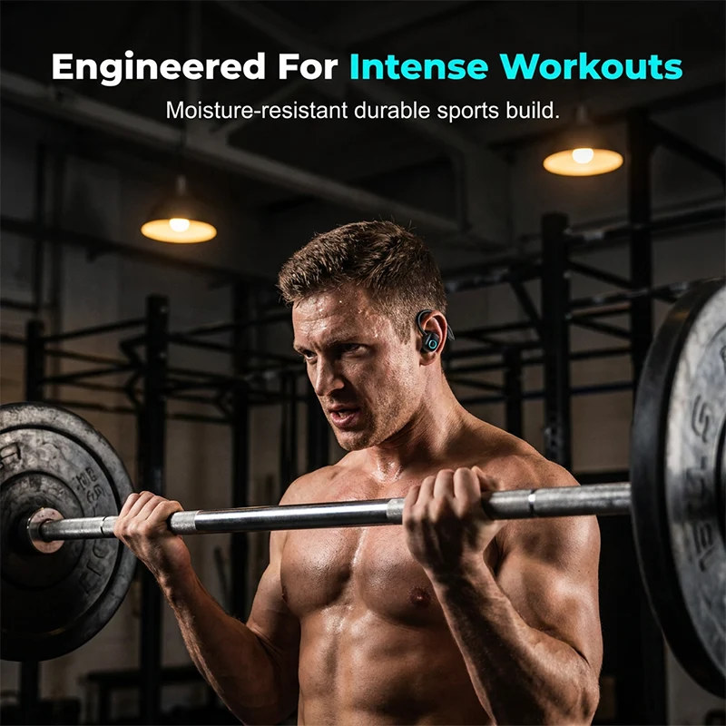 Wireless Earhook Bluetooth 5.2 Earbud Stereo Sports Earphone - სურათი 6