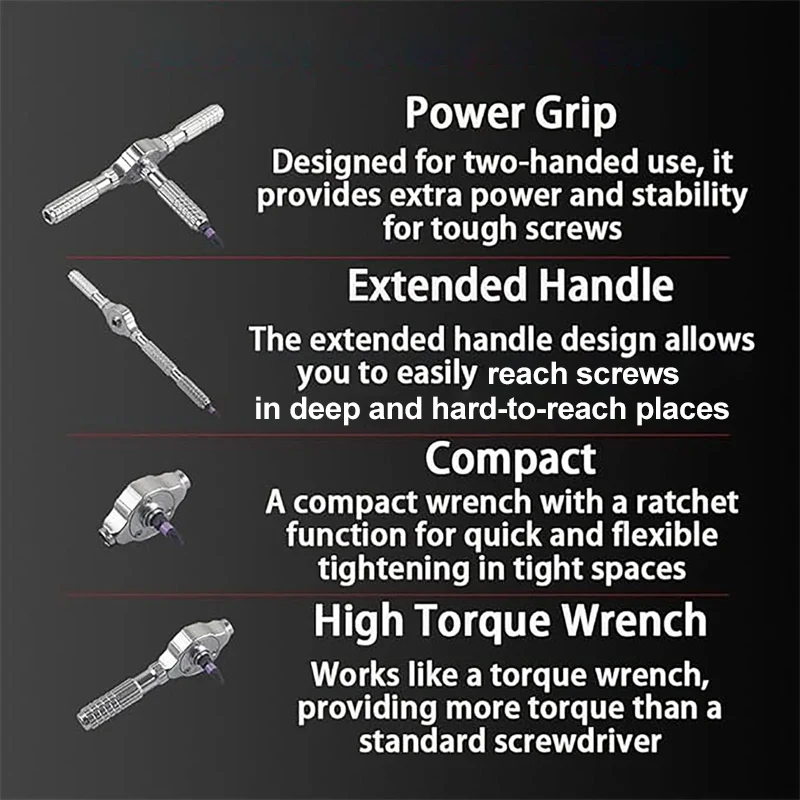 💥 LIMITED TIME: 50% OFF! 🏆40-in-1 Magnetic Ratchet Screwdriver Set - Image 4