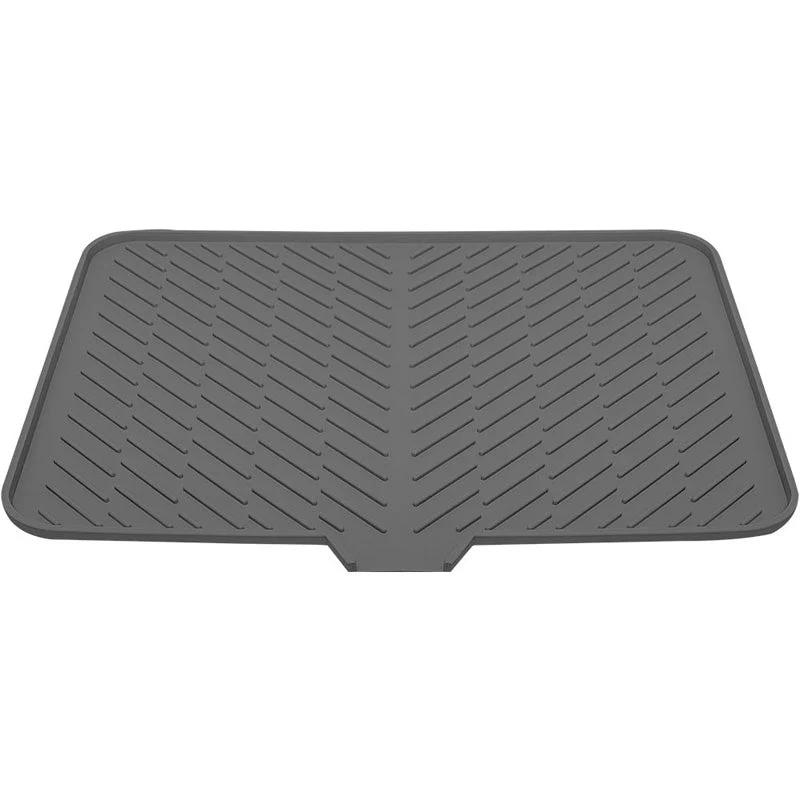 Large Size Silicone Drying Mat with Drain Lip - Image 11