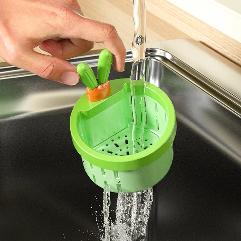 Portable Sanitary Kitchen Sink Strainer Basket - Image 7