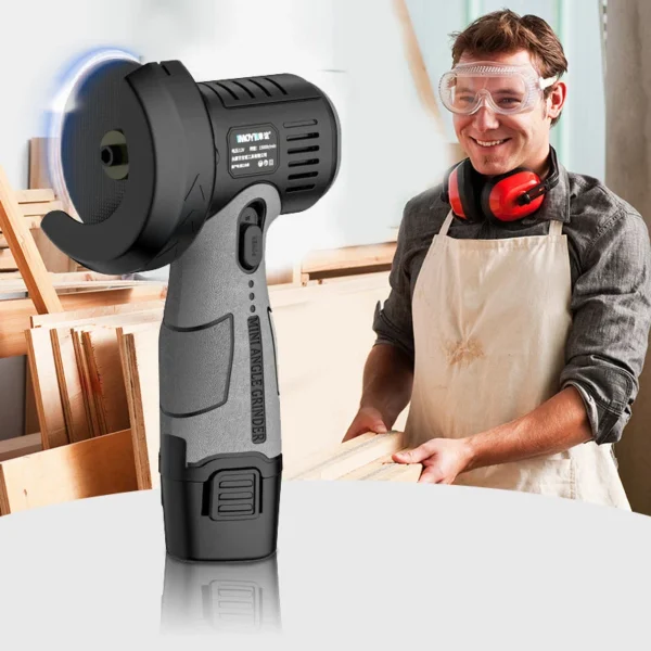 ⏳Time-limited Special🧰12V Mini Angle Grinder with Cutting Disc