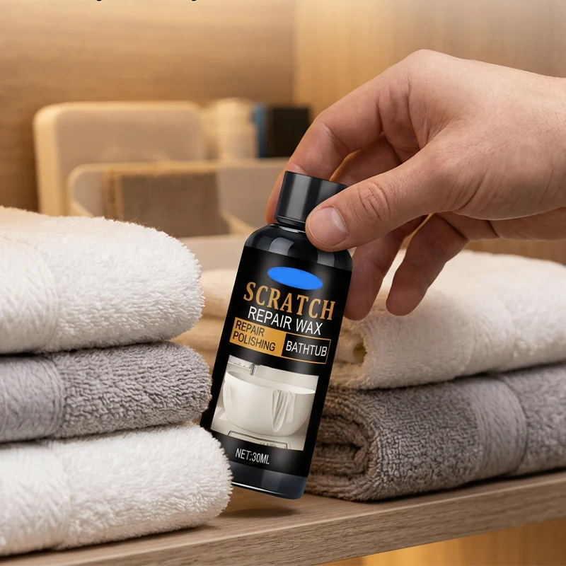 🔥HOT SALE 50%OFF🔥Bathroom Scratch Repair Wax with Sponge - Image 9