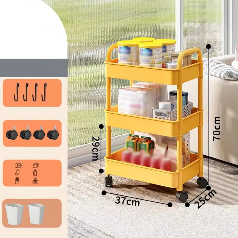 Mobile Kitchen Storage Organizer Rack - Image 17