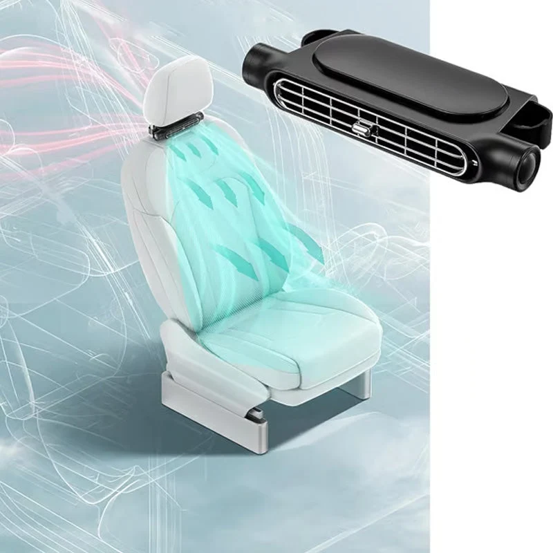 USB Car Headrest Cooling Fan with 3 Speeds - Image 9