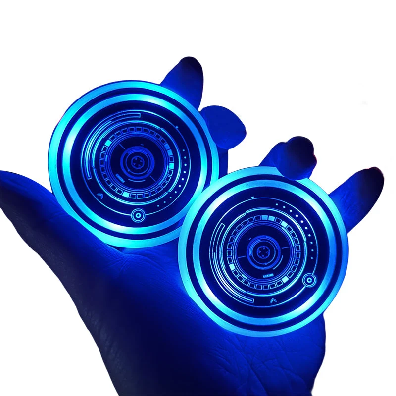 Rechargeable LED Car Cup Holder Lights - სურათი 15