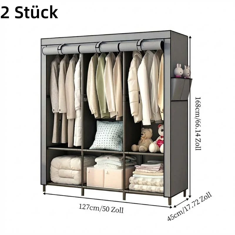 🔥Last Day Sale 49%🔥Easy-to-assemble wardrobe made of non-woven fabric - Image 7