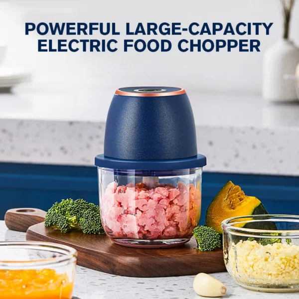Powerful Large-Capacity Electric Food Chopper