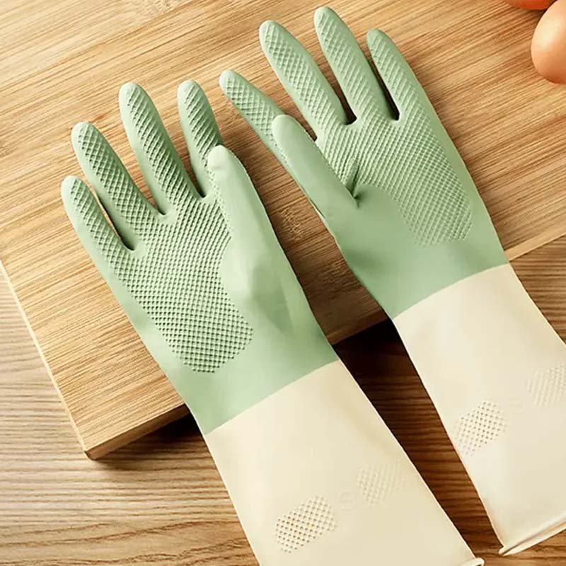 Reusable Non-Slip Dishwashing Cleaning Gloves - Image 4
