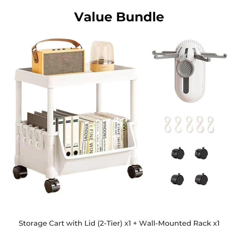 Multi-Tier Rolling Storage Cart for Narrow Spaces - Image 22