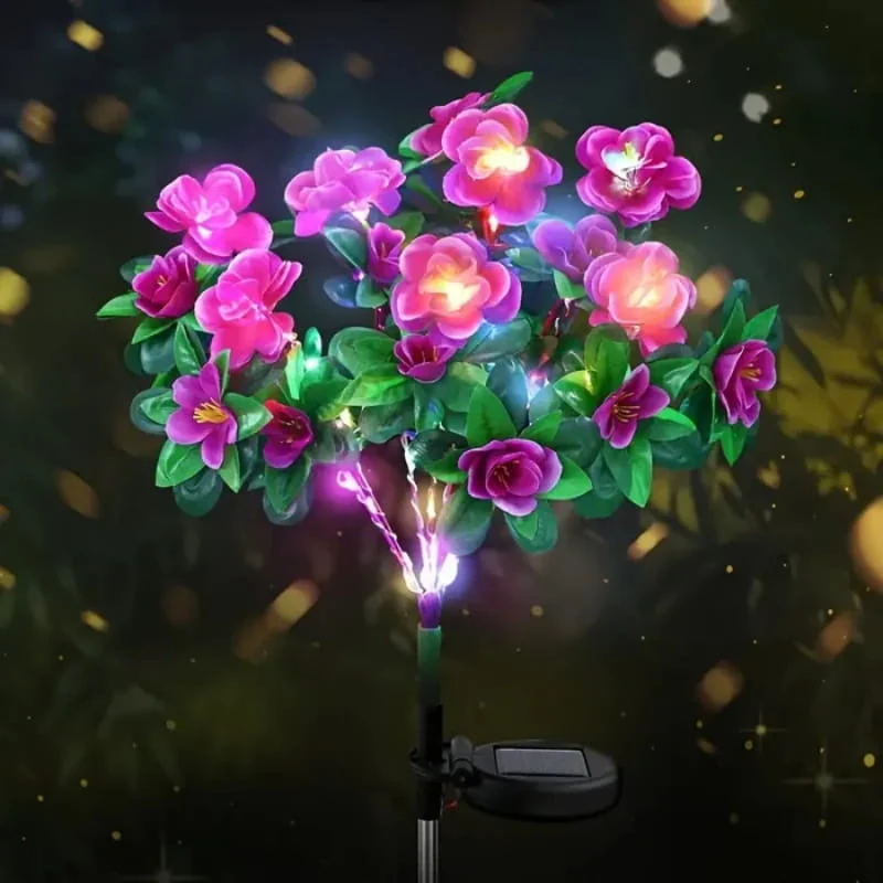 💐Limited-time 50% off⏰Simulation Azalea Flower Ground Stake Solar Light💐💡 - Image 8