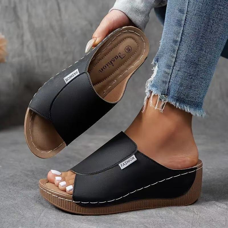 💥Hot Sale🔥Women's Casual Wedge Slide Sandals - Image 2