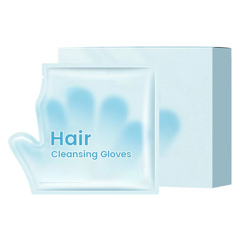 Rinse-Free Hair Cleansing Gloves for Oil Control (10-Pack) - Image 9