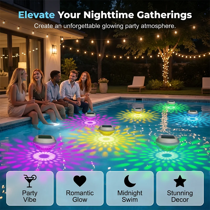 LED Solar Floating Pool Light - Image 4