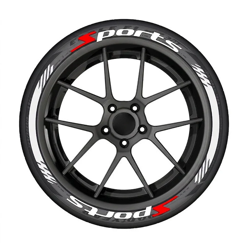Universal Sports Tire Sidewall Letter Stickers - Image 8